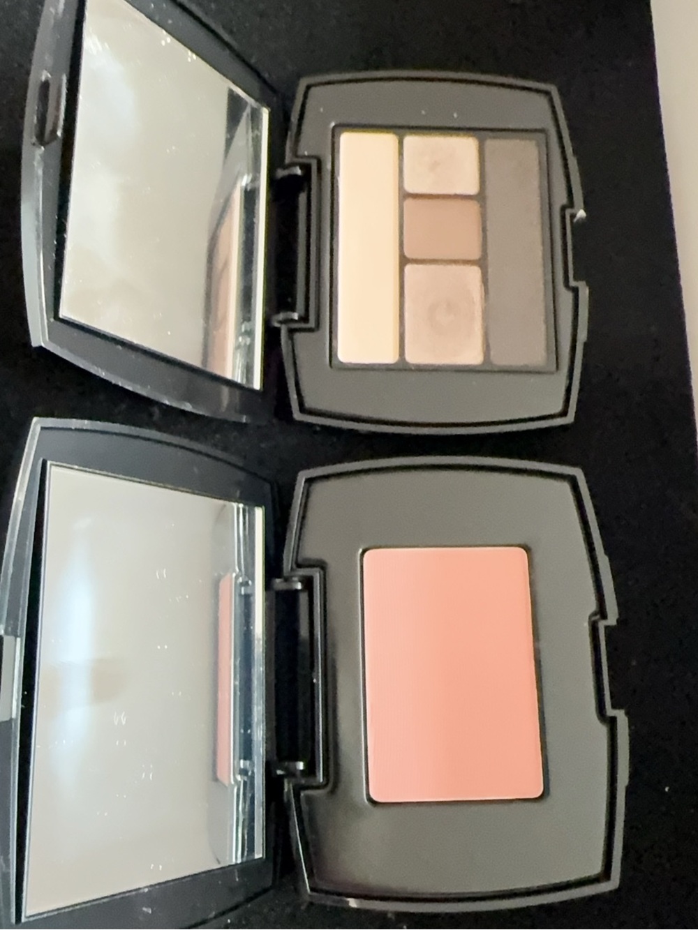 Lancôme Neutral Eyeshadow Quad with Soft Pink Blush